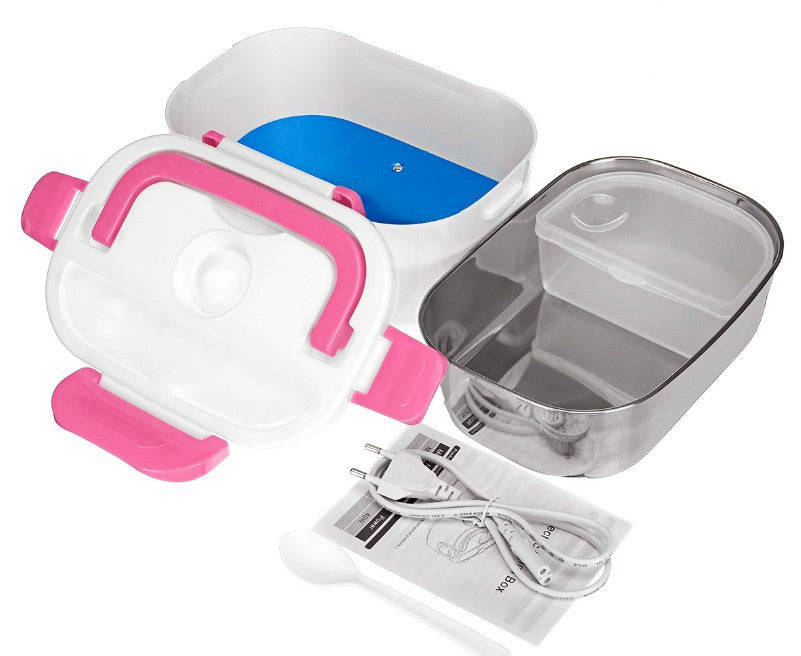 Electric lunch box food grade plastic 110v 220v plug in lunch box household appliances gift