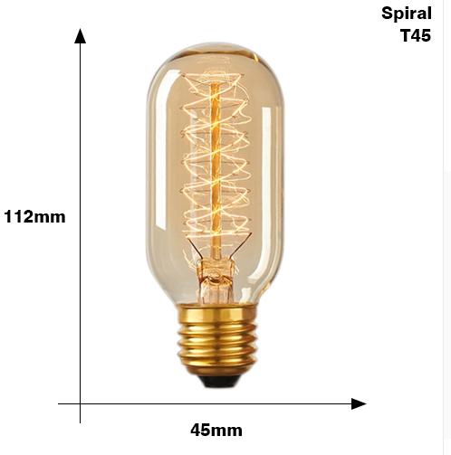 Edison Bulb E27 220V 40W ST64 A19 T45 G80 G95 G125 Incandescent filament bulb lighting Retro Edison Light Bulb