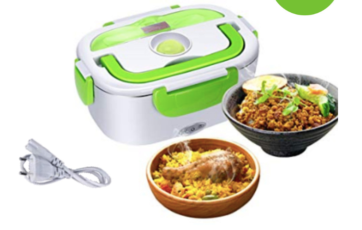 Electric lunch box food grade plastic 110v 220v plug in lunch box household appliances gift